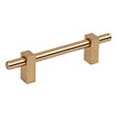 Jeffrey Alexander [478-96SBZ] Die Cast Zinc Cabinet Pull Handle - Standard Sized - Larkin 1 Series - Satin Bronze Finish - 96mm C/C - 6 1/8" L