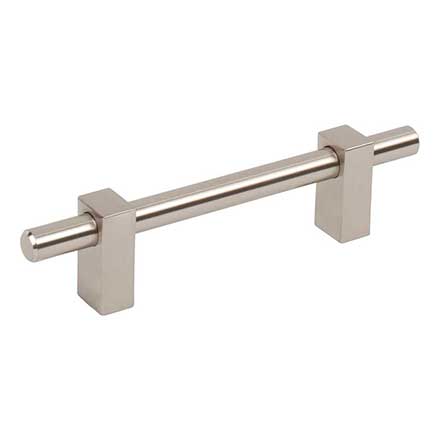 Jeffrey Alexander [478-96SN] Die Cast Zinc Cabinet Pull Handle - Standard Sized - Larkin 1 Series - Satin Nickel Finish - 96mm C/C - 6 1/8&quot; L