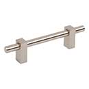 Jeffrey Alexander [478-96SN] Die Cast Zinc Cabinet Pull Handle - Standard Sized - Larkin 1 Series - Satin Nickel Finish - 96mm C/C - 6 1/8" L