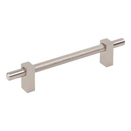 Jeffrey Alexander [598-128SN] Steel Cabinet Pull Handle - Oversized - Larkin 3 Series - Satin Nckel Finish - 128mm C/C - 7 3/8&quot; L