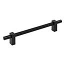 Jeffrey Alexander [598-160MB] Steel Cabinet Pull Handle - Oversized - Larkin 3 Series - Matte Black Finish - 160mm C/C - 8 11/16" L