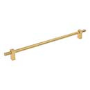 Jeffrey Alexander [598-305BG] Steel Cabinet Pull Handle - Oversized - Larkin 3 Series - Brushed Gold Finish - 305mm C/C - 14 3/8&quot; L