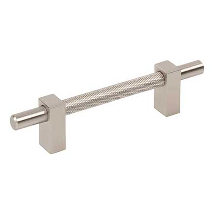 Jeffrey Alexander [598-96SN] Steel Cabinet Pull Handle - Standard Sized - Larkin 3 Series - Satin NIckel Finish - 96mm C/C - 6 1/8&quot; L