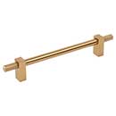 Jeffrey Alexander [698-160SBZ] Steel Cabinet Pull Handle - Oversized - Larkin 4 Series - Satin Bronze Finish - 160mm C/C - 8 11/16&quot; L