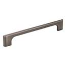 Jeffrey Alexander [286-160BNBDL] Die Cast Zinc Cabinet Pull Handle - Oversized - Leyton Series - Brushed Pewter Finish - 160mm C/C - 7 11/16&quot; L