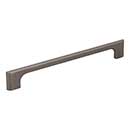 Jeffrey Alexander [286-192BNBDL] Die Cast Zinc Cabinet Pull Handle - Oversized - Leyton Series - Brushed Pewter Finish - 192mm C/C - 8 15/16&quot; L