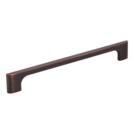 Jeffrey Alexander [286-192DBAC] Die Cast Zinc Cabinet Pull Handle - Oversized - Leyton Series - Brushed Oil Rubbed Bronze Finish - 192mm C/C - 8 15/16&quot; L