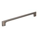 Jeffrey Alexander [286-224BNBDL] Die Cast Zinc Cabinet Pull Handle - Oversized - Leyton Series - Brushed Pewter Finish - 224mm C/C - 10 3/16&quot; L