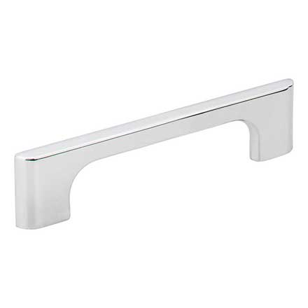 Jeffrey Alexander [286-96PC] Die Cast Zinc Cabinet Pull Handle - Standard Sized - Leyton Series - Polished Chrome Finish - 96mm C/C - 5 1/8&quot; L