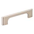 Jeffrey Alexander [286-96SN] Die Cast Zinc Cabinet Pull Handle - Standard Sized - Leyton Series - Satin Nickel Finish - 96mm C/C - 5 1/8&quot; L