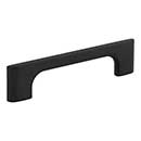 Jeffrey Alexander [286-96MB] Die Cast Zinc Cabinet Pull Handle - Standard Sized - Leyton Series - Matte Black Finish - 96mm C/C - 5 1/8&quot; L