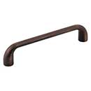 Jeffrey Alexander [329-128DBAC] Die Cast Zinc Cabinet Pull Handle - Oversized - Loxley Series - Brushed Oil Rubbed Bronze Finish - 128mm C/C - 5 7/8" L