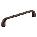 Jeffrey Alexander [329-128DBAC] Die Cast Zinc Cabinet Pull Handle - Oversized - Loxley Series - Brushed Oil Rubbed Bronze Finish - 128mm C/C - 5 7/8&quot; L