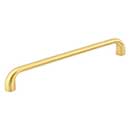 Jeffrey Alexander [329-192BG] Die Cast Zinc Cabinet Pull Handle - Oversized - Loxley Series - Brushed Gold Finish - 192mm C/C - 8 7/16"