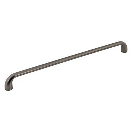 Jeffrey Alexander [329-305BNBDL] Die Cast Zinc Cabinet Pull Handle - Oversized - Loxley Series - Brushed Pewter Finish - 305mm C/C - 12 15/16" L