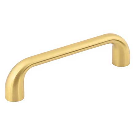 Jeffrey Alexander [329-96BG] Die Cast Zinc Cabinet Pull Handle - Standard Sized - Loxley Series - Brushed Gold Finish - 96mm C/C - 4 9/16&quot; L