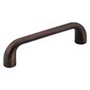 Jeffrey Alexander [329-96DBAC] Die Cast Zinc Cabinet Pull Handle - Standard Sized - Loxley Series - Brushed Oil Rubbed Bronze Finish - 96mm C/C - 4 9/16" L