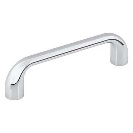 Jeffrey Alexander [329-96PC] Die Cast Zinc Cabinet Pull Handle - Standard Sized - Loxley Series - Polished Chrome Finish - 96mm C/C - 4 9/16&quot; L