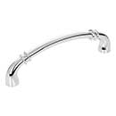 Jeffrey Alexander [445-128PC] Die Cast Zinc Cabinet Pull Handle - Oversized - Marie Series - Polished Chrome Finish - 128mm C/C - 5 5/8&quot; L