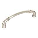 Jeffrey Alexander [445-128SN] Die Cast Zinc Cabinet Pull Handle - Oversized - Marie Series - Satin Nickel Finish - 128mm C/C - 5 5/8&quot; L