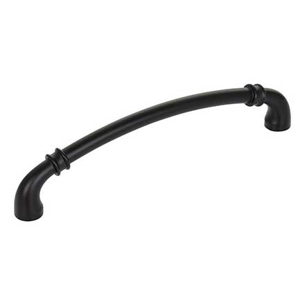 Jeffrey Alexander [445-160MB] Die Cast Zinc Cabinet Pull Handle - Oversized - Marie Series - Matte Black Finish - 160mm C/C - 6 7/8" L