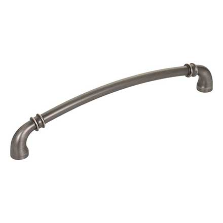 Jeffrey Alexander [445-192BNBDL] Die Cast Zinc Cabinet Pull Handle - Oversized - Marie Series - Brushed Pewter Finish - 192mm C/C - 8 13/16" L