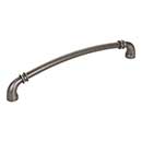Jeffrey Alexander [445-192BNBDL] Die Cast Zinc Cabinet Pull Handle - Oversized - Marie Series - Brushed Pewter Finish - 192mm C/C - 8 13/16&quot; L