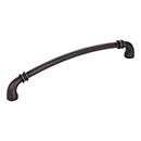 Jeffrey Alexander [445-192DBAC] Die Cast Zinc Cabinet Pull Handle - Oversized - Marie Series - Brushed Oil Rubbed Bronze Finish - 192mm C/C - 8 13/16&quot; L