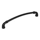 Jeffrey Alexander [445-192MB] Die Cast Zinc Cabinet Pull Handle - Oversized - Marie Series - Matte Black Finish - 192mm C/C - 8 13/16&quot; L