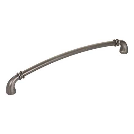 Jeffrey Alexander [445-224BNBDL] Die Cast Zinc Cabinet Pull Handle - Oversized - Marie Series - Brushed Pewter Finish - 224mm C/C - 9 7/16" L