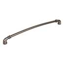 Jeffrey Alexander [445-305BNBDL] Die Cast Zinc Cabinet Pull Handle - Oversized - Marie Series - Brushed Pewter Finish - 305mm C/C - 12 11/16&quot; L