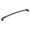 Jeffrey Alexander [445-305DBAC] Die Cast Zinc Cabinet Pull Handle - Oversized - Marie Series - Brushed Oil Rubbed Bronze Finish - 305mm C/C - 12 11/16&quot; L