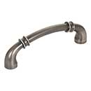 Jeffrey Alexander [445-96BNBDL] Die Cast Zinc Cabinet Pull Handle - Standard Size - Marie Series - Brushed Pewter Finish - 96mm C/C - 4 3/8&quot; L