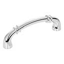 Jeffrey Alexander [445-96PC] Die Cast Zinc Cabinet Pull Handle - Standard Size - Marie Series - Polished Chrome Finish - 96mm C/C - 4 3/8&quot; L