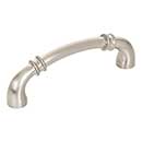 Jeffrey Alexander [445-96SN] Die Cast Zinc Cabinet Pull Handle - Standard Size - Marie Series - Sati Nickel Finish - 96mm C/C - 4 3/8&quot; L