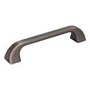Jeffrey Alexander [972-128BNBDL] Die Cast Zinc Cabinet Pull Handle - Oversized - Marlo Series - Brushed Pewter Finish - 128mm C/C - 5 13/16&quot; L