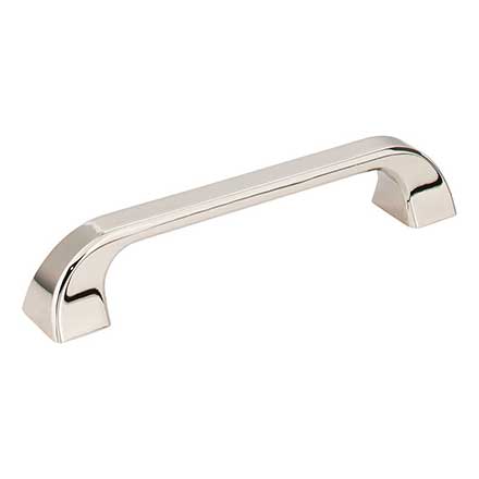 Jeffrey Alexander [972-128NI] Die Cast Zinc Cabinet Pull Handle - Oversized - Marlo Series - Polished Nickel Finish - 128mm C/C - 5 13/16&quot; L