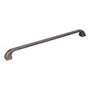 Jeffrey Alexander [972-305BNBDL] Die Cast Zinc Cabinet Pull Handle - Oversized - Marlo Series - Brushed Pewter Finish - 12&quot; C/C - 12 3/4&quot; L