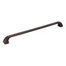 Jeffrey Alexander [972-305DBAC] Die Cast Zinc Cabinet Pull Handle - Oversized - Marlo Series - Brushed Oil Rubbed Bronze Finish - 12&quot; C/C - 12 3/4&quot; L