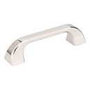 Jeffrey Alexander [972-96NI] Die Cast Zinc Cabinet Pull Handle - Standard Sized - Marlo Series - Polished Nickel Finish - 96mm C/C - 4 1/2&quot; L