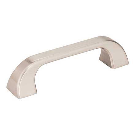 Jeffrey Alexander [972-96SN] Die Cast Zinc Cabinet Pull Handle - Standard Sized - Marlo Series - Satin Nickel Finish - 96mm C/C - 4 1/2&quot; L