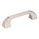 Jeffrey Alexander [972-96SN] Die Cast Zinc Cabinet Pull Handle - Standard Sized - Marlo Series - Satin Nickel Finish - 96mm C/C - 4 1/2&quot; L