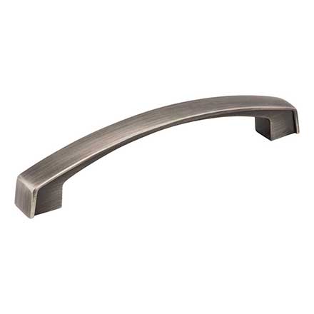 Jeffrey Alexander [549-128BNBDL] Die Cast Zinc Cabinet Pull Handle - Merrick Series - Oversized - Brushed Pewter Finish - 128mm C/C - 5 1/2&quot; L