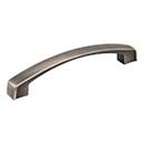 Jeffrey Alexander [549-128BNBDL] Die Cast Zinc Cabinet Pull Handle - Merrick Series - Oversized - Brushed Pewter Finish - 128mm C/C - 5 1/2&quot; L
