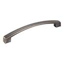 Jeffrey Alexander [549-160BNBDL] Die Cast Zinc Cabinet Pull Handle - Merrick Series - Oversized - Brushed Pewter Finish - 160mm C/C - 6 3/4&quot; L