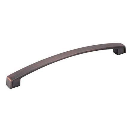 Jeffrey Alexander [549-192DBAC] Die Cast Zinc Cabinet Pull Handle - Merrick Series - Oversized - Brushed Oil Rubbed Bronze Finish - 192mm C/C - 8&quot; L