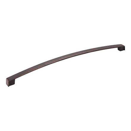 Jeffrey Alexander [549-320DBAC] Die Cast Zinc Cabinet Pull Handle - Merrick Series - Oversized - Brushed Oil Rubbed Bronze Finish - 320mm C/C - 13 1/16&quot; L