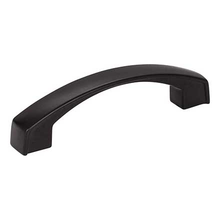 Jeffrey Alexander [549-96MB] Die Cast Zinc Cabinet Pull Handle - Merrick Series - Standard Size - Matte Black Finish - 96mm C/C - 4 3/16&quot; L