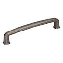 Jeffrey Alexander [1092-128BNBDL] Die Cast Zinc Cabinet Pull Handle - Milan 1 Series - Oversized - Brushed Pewter Finish - 128mm C/C - 5 9/16&quot; L