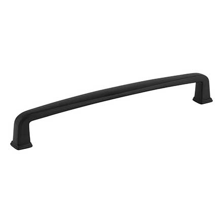 Jeffrey Alexander [1092-160MB] Die Cast Zinc Cabinet Pull Handle - Milan 1 Series - Oversized - Matte Black Finish - 160mm C/C - 6 3/16&quot; L